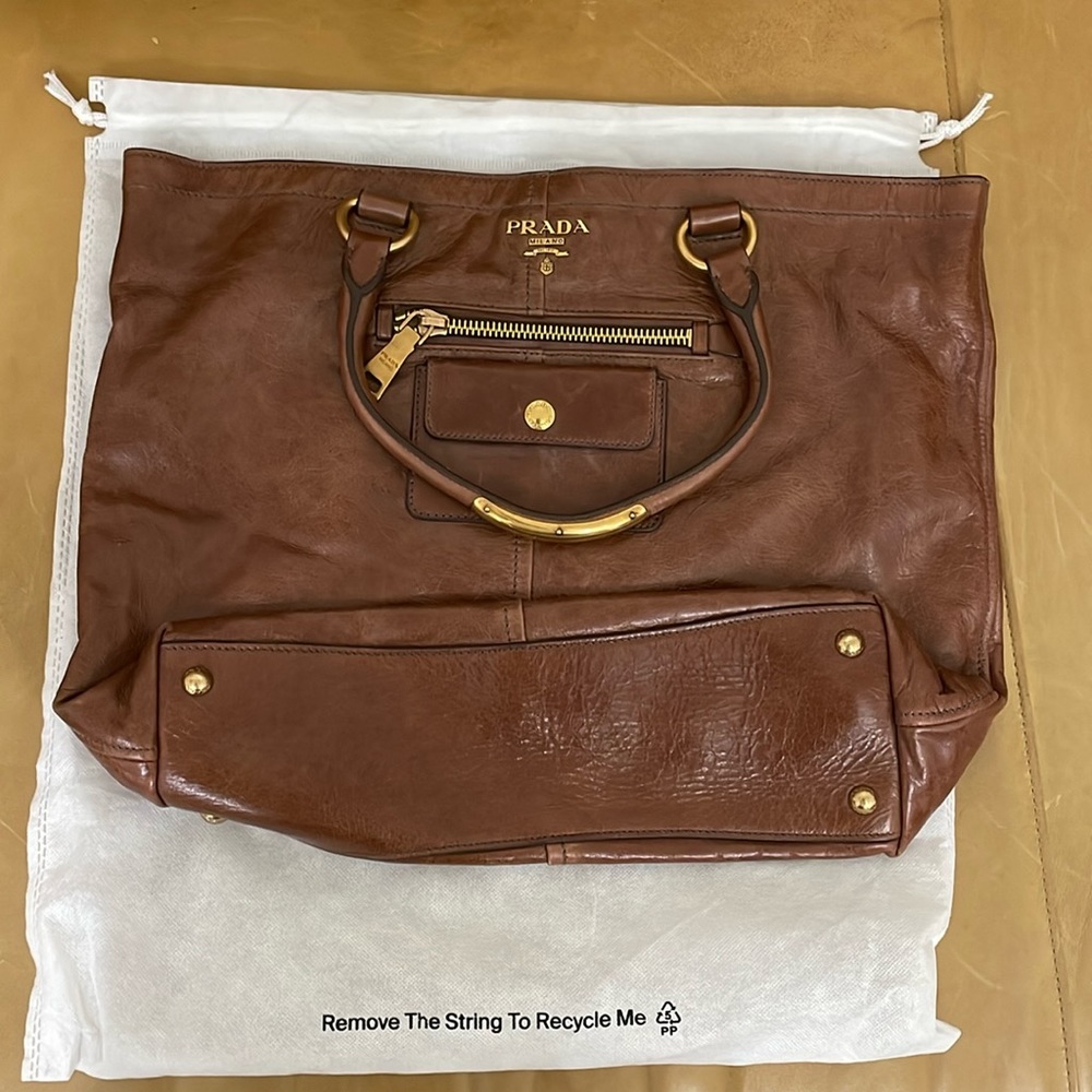 PRADA Tote Leather Bag